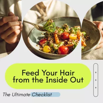 The Ultimate Checklist to Feed Your Hair from the Inside Out | Hair Nutrition Checklist, Hair Growth Support, Digital Download for Healthy Hair