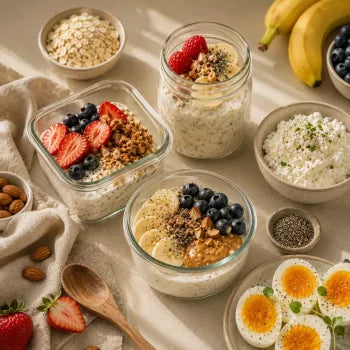 High-Protein Breakfast Recipe Cards
