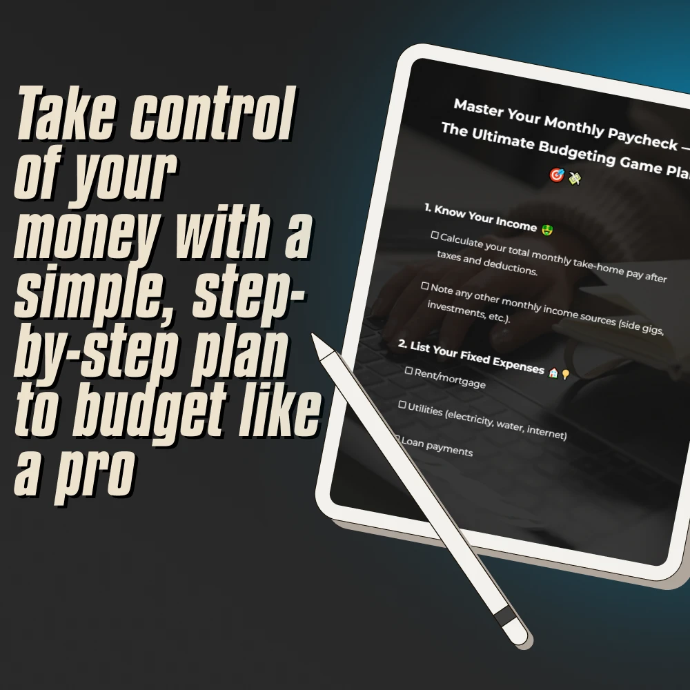 Master Your Monthly Paycheck — The Ultimate Budgeting Game Plan | Budget Checklist for Monthly Income | How to Budget When You Get Paid Monthly