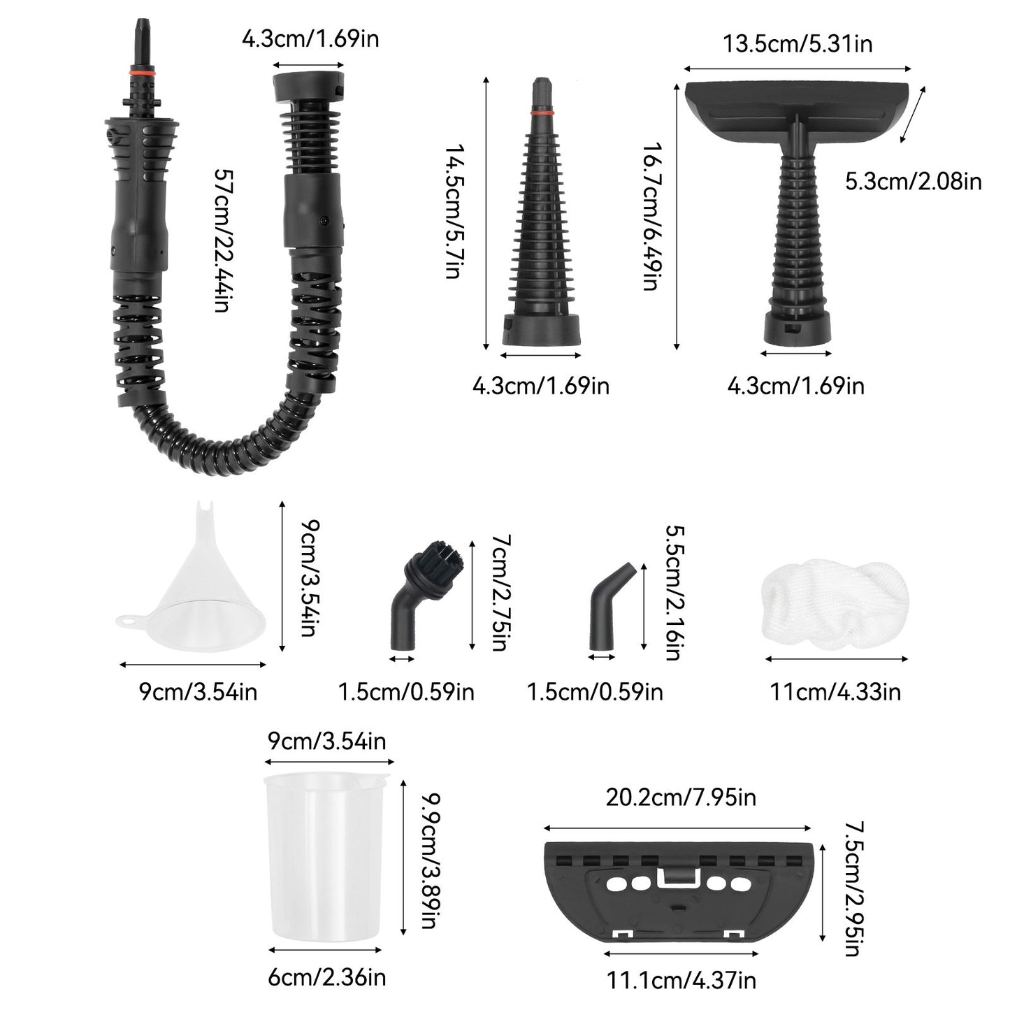 Powerful 1050W Handheld Steam Cleaner for Home & Car Deep Cleaning