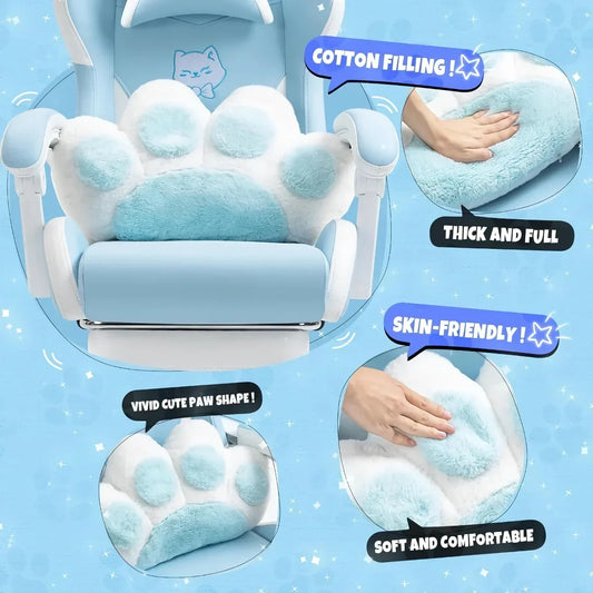 Cute Cat-Themed Ergonomic Gaming Chair - DSARD - DSARD