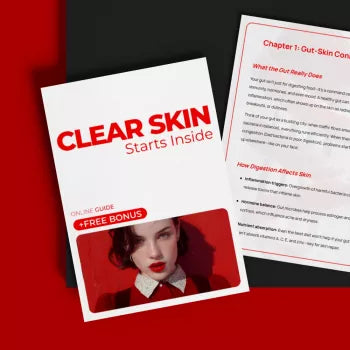 Clear Skin Starts Inside | Gut Health & Skin Clarity Guide | Holistic Acne Support, Food Lists, Lifestyle Rituals & AI Tools