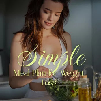 Simple Meal Plan Checklist for Women’s Weight Loss | Printable Daily Meal Plan for Weight Loss, Healthy Eating Planner, Instant Digital Download