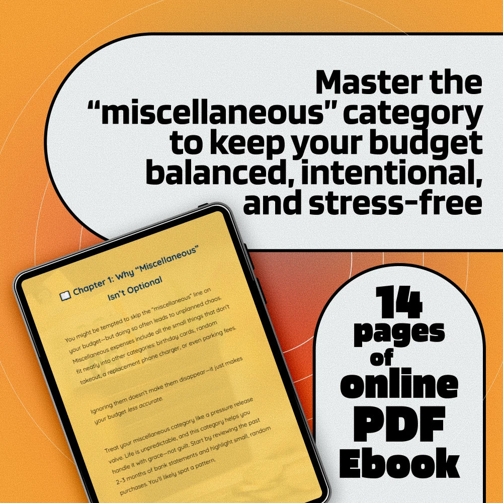 The Sneaky Budget Buster: How to Plan for the ‘Miscellaneous’ Without Losing Control | eBook for How Much to Budget for Miscellaneous Expenses