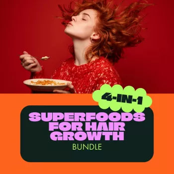 Superfoods for Hair Growth Bundle - 4-in-1 Digital Guides & Checklists