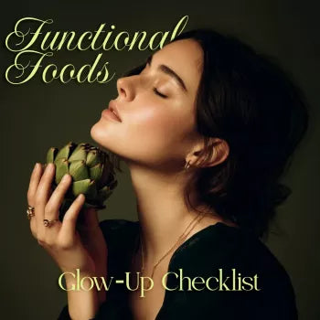 Functional Foods Glow-Up Checklist | Nutrition Guide, Healthy Eating eBook, Meal Prep & Lifestyle Wellness Digital Download