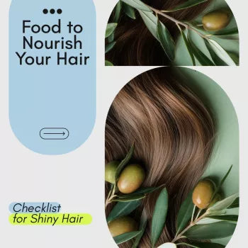 The Hair-Nourishing Checklist to Eat Your Way to Stronger, Shinier Strands – Foods to Eat for Healthy Hair, Hair Growth, Hair Nutrition, Hair Health Guide, Hair-Friendly Meal Plan, Digital Hair Care Checklist