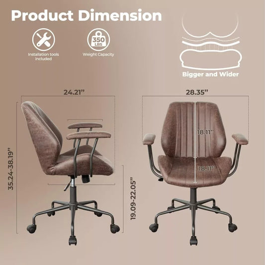 Ergonomic Mid-Century Modern Office Chair - DSARD