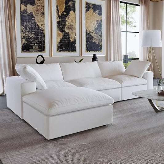 120″ L-Shaped Cloud Modular Sofa - DSARD - DSARD