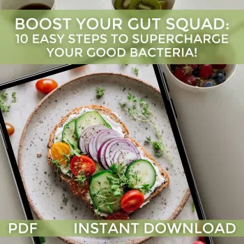 Boost Your Gut Squad: 10 Easy Steps to Supercharge Your Good Bacteria! | Gut Health Checklist | How to Get Healthy Bacteria in Your Gut | Digital Download PDF