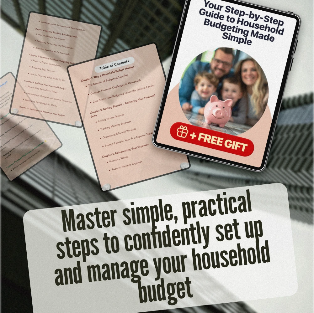 Your Step-by-Step Guide to Household Budgeting Made Simple | How to Set Up a Household Budget | Printable eBook for Families & Beginners