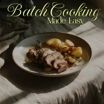 Batch Cooking Made Easy | Printable Kitchen Checklist | Step-by-Step Meal Prep Planner for Stress-Free Weekly Cooking