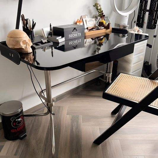 Multi-Purpose Stainless Steel Bauhaus Desk for Home and Office - DSARD