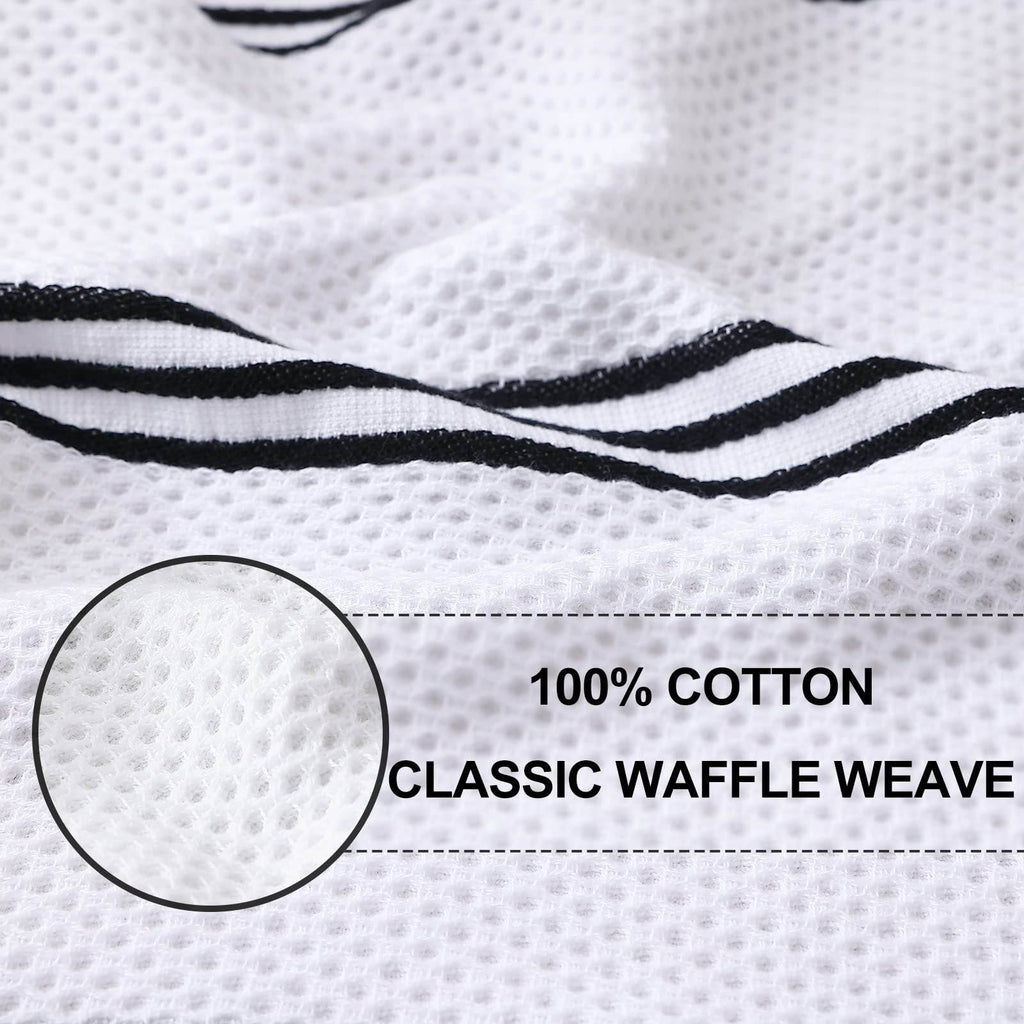 Super Soft Waffle Weave Cotton Dish Towels – Ultra-Absorbent & Quick Dry