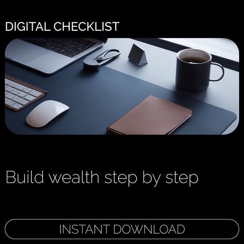Million-Dollar Savings Checklist – Simple Step-by-Step Plan for How to Save a Million Dollars in 20 Years | Printable Financial Goal Tracker