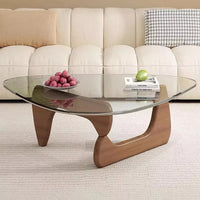 Mid-Century Glass Triangle Coffee Table - DSARD