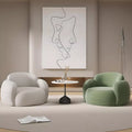 Luxury Minimalist Lounge Sofa – Modern Comfort Single Seater - DSARD