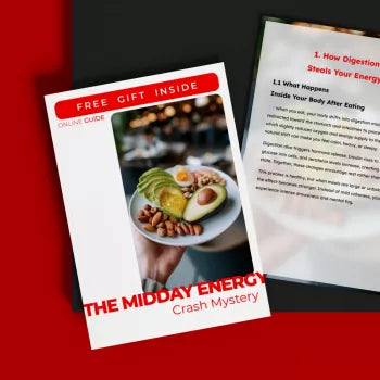 The Midday Energy Crash Mystery – Post-Meal Fatigue Guide, Digestion & Energy Balance eBook, Smart Eating Digital Download