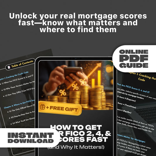 How to Get Your FICO 2, 4, & 5 Scores Fast (and Why It Matters!) | Mortgage Credit Score Guide | How to Get FICO Score 2 4 5 Explained