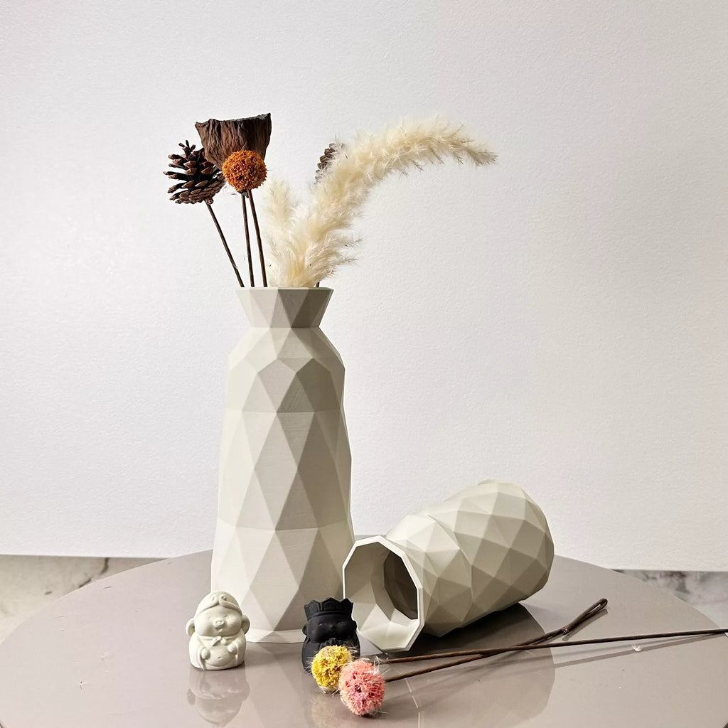 Geometric 2-Piece Vase Set