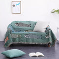 Modern Koi Fish Pattern Throw Blanket – Soft, Stylish, and Dust-Proof