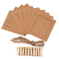 4-Inch Birthday Photo Clips Set – Decorative Paper Frames for Parties & Events (10pcs) - DSARD
