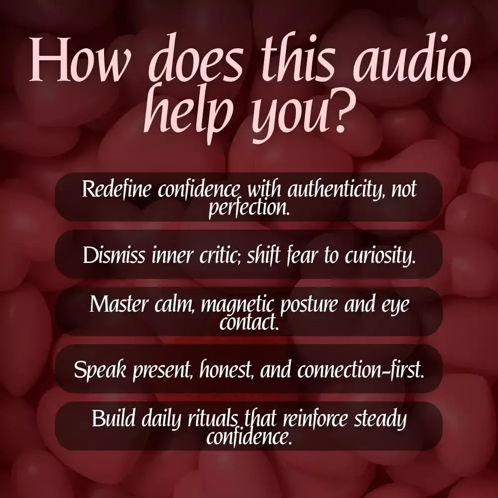 Build Unshakable Confidence for Dating in 5 Days | Audio Program | Digital Download | Dating Confidence Training | Body Language & Conversation Skills - DSARD