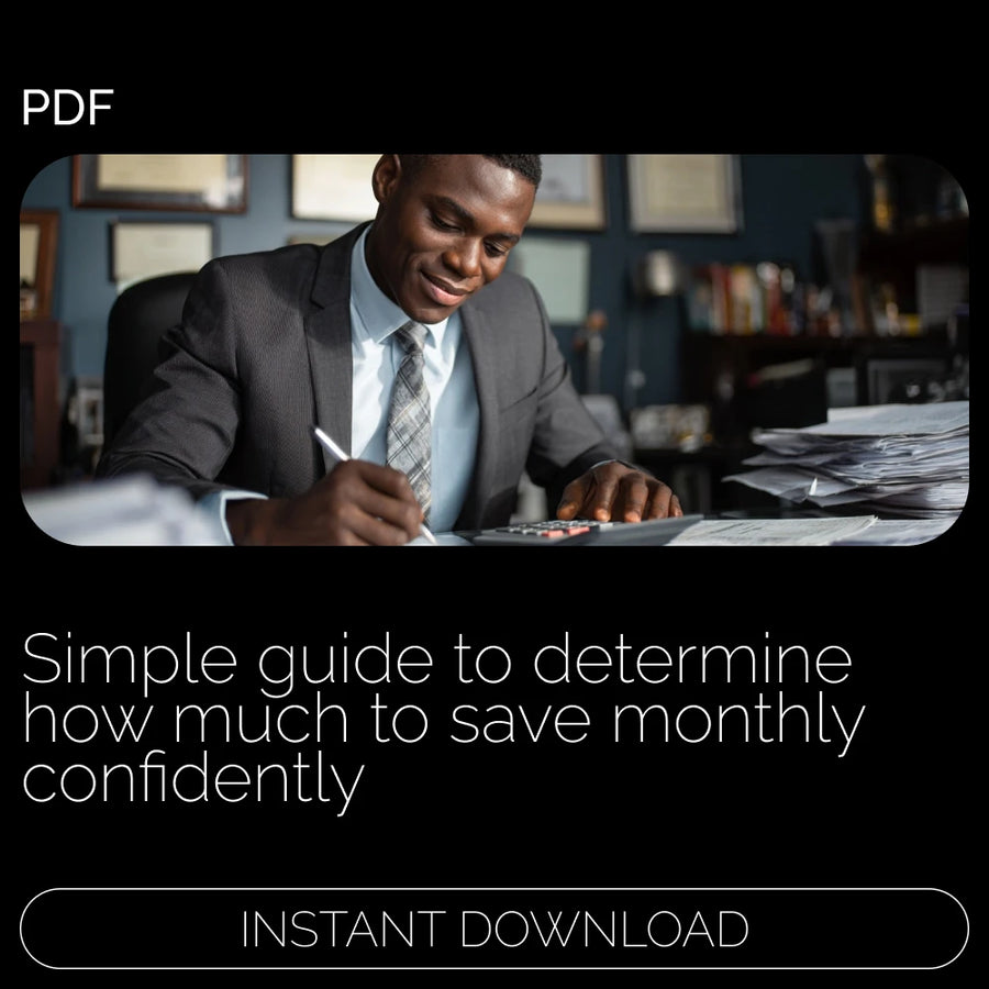 Save Smart, Live Free – Practical Money-Saving Ebook | How Much to Save a Month Guide for Beginners & Goal-Getters