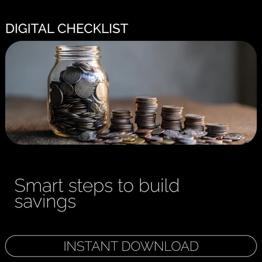 Emergency Fund Quick-Start Checklist | Budget Planner Printable | Financial Planning | Money Management Tools | emergency fund tips Checklist