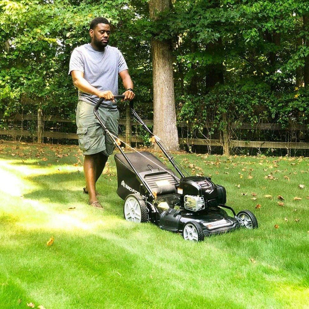 DSARD Self-Propelled Gas Lawn Mower with 22-Inch Steel Deck - DSARD