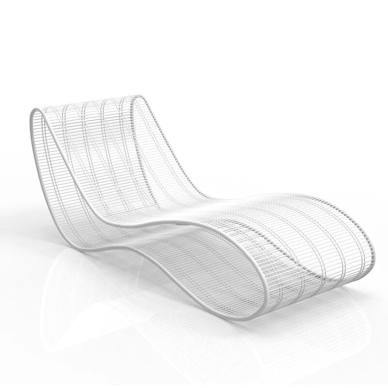 Luxury Minimalist Sun Lounger – Ergonomic Patio and Beach Chair - DSARD