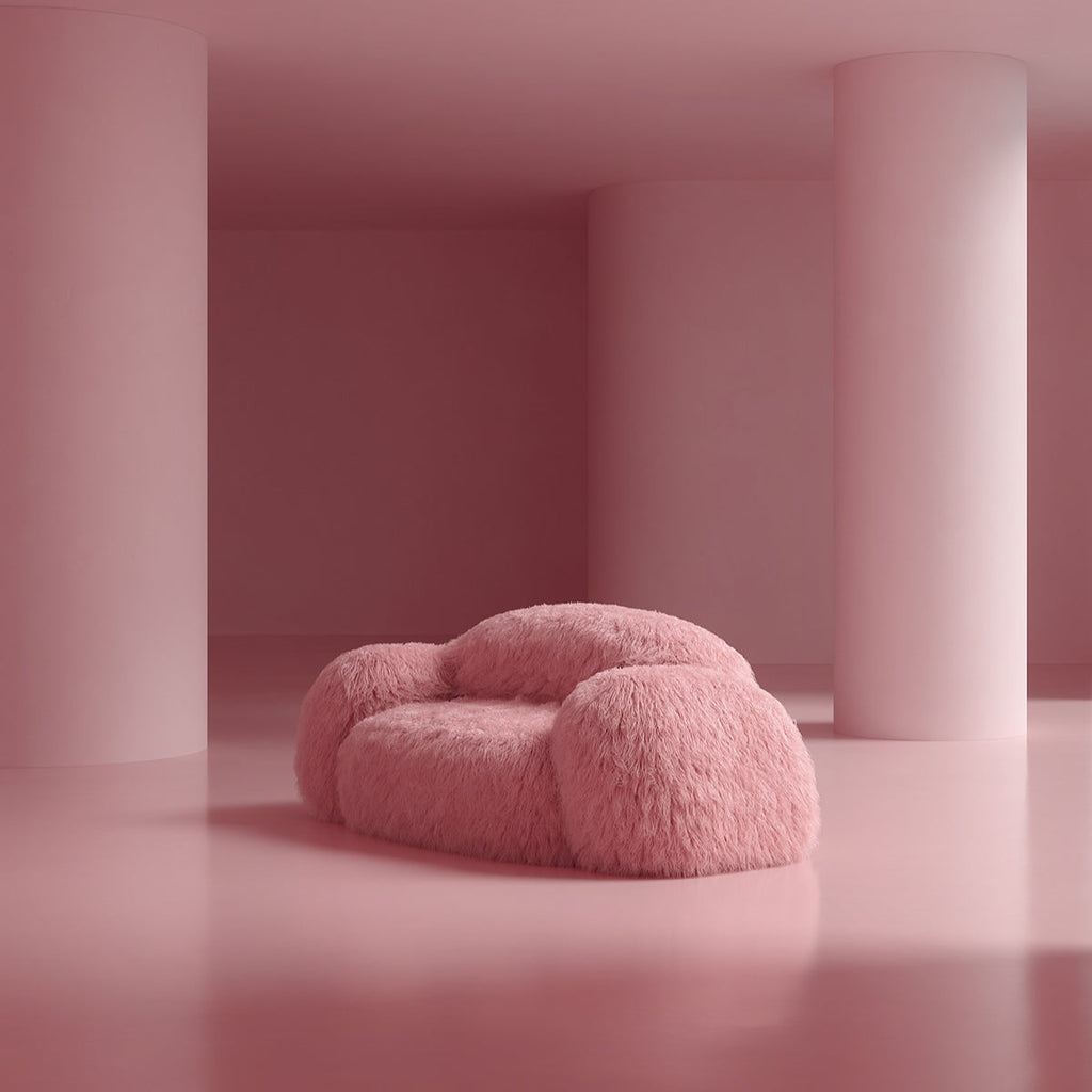 Modern Nordic Plush Sofa Chair - DSARD