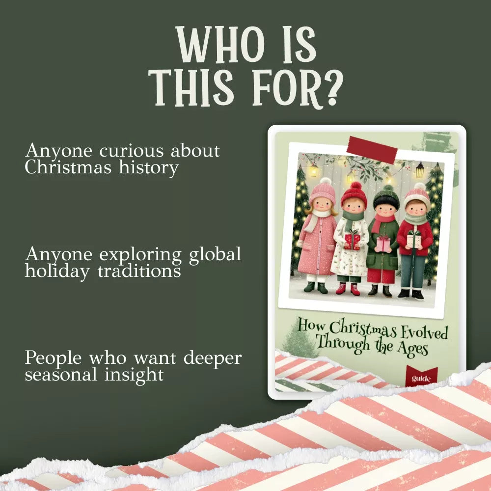 How Christmas Evolved Through the Ages | Historical Christmas Guide | Digital Download | Learn How Christmas Changed Over the Centuries - DSARD