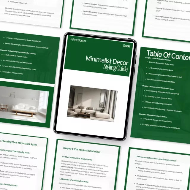 Minimalist Home Setup Guide: Digital Download eBook for Decluttering, Smart Space Planning, and Lifestyle Optimization