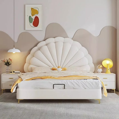 Luxury Queen & King Size Leather Bed Frame with Storage - DSARD