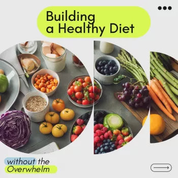 The Guide to Building a Healthy Diet Without the Overwhelm – Simple Healthy Eating Guide, Balanced Nutrition eBook, Real-Life Meal Plan & Mindset Reset