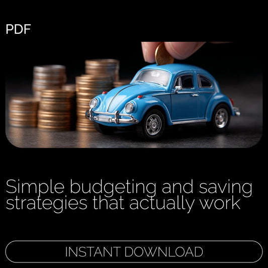 Your Easy Guide to Budgeting & Saving – Practical Ebook for Budgeting and Saving, Money Management Planner, Personal Finance Digital Download