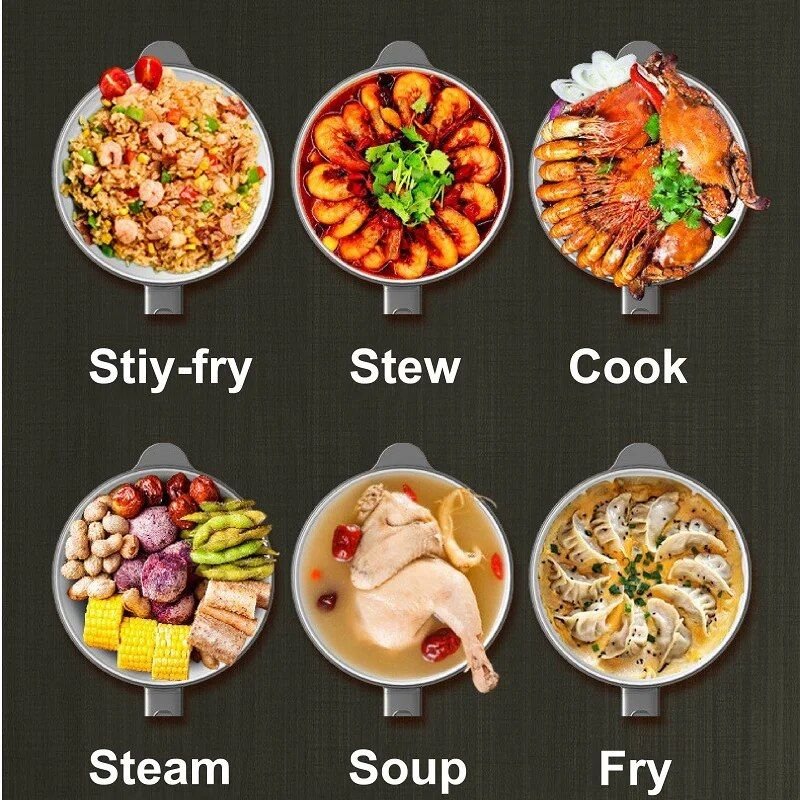 DSARD 24V Portable Electric Hot Pot & Rice Cooker – Multi-Function, High Power, Non-Stick, Travel-Friendly