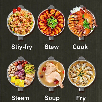 DSARD 24V Portable Electric Hot Pot & Rice Cooker – Multi-Function, High Power, Non-Stick, Travel-Friendly