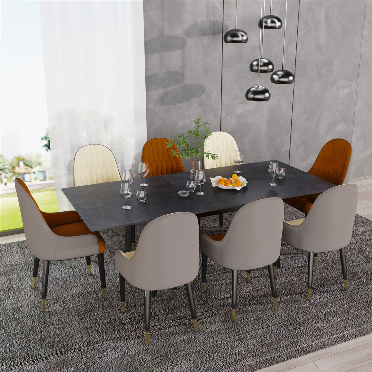 Rectangular Extendable Kitchen Dining Table - DSARD