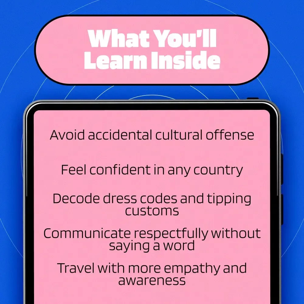 The Smart Traveler’s Guide to Global Etiquette | Digital Download eBook for Cultural Tips, Travel Etiquette, and International Manners