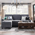 Modern L-Shaped Convertible Sectional Sofa Couch - DSARD