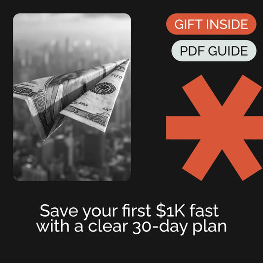 Emergency Fund Starter Kit: How to Reach $1K in 30 Days | Emergency Fund Starter Kit: Reach $1K in 30 days | Digital Budgeting Ebook & 30-Day Savings Plan