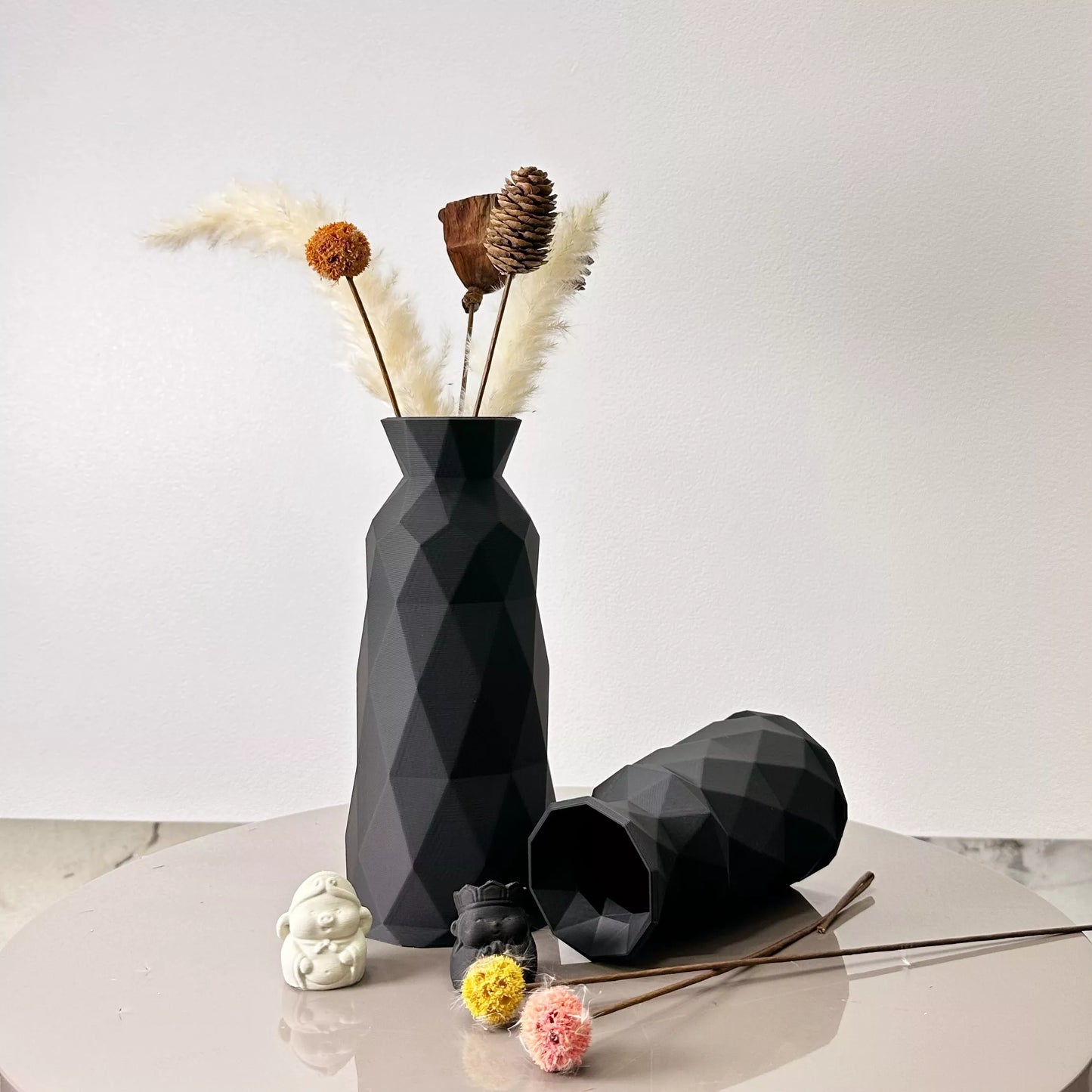 Geometric 2-Piece Vase Set