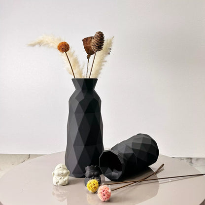 Geometric 2-Piece Vase Set