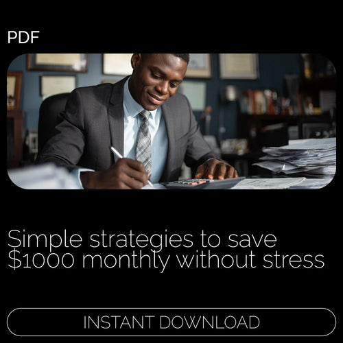 How to Save $1000 a Month – Practical Ebook Guide on How to Save 1000 a Month, Budgeting, Expense Tracking & Smart Money Habits