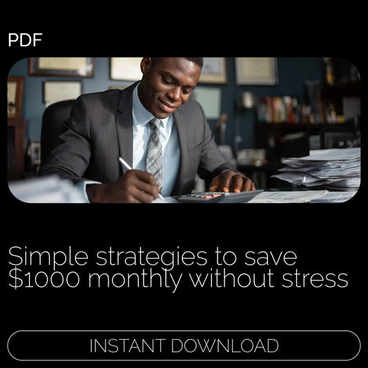 How to Save $1000 a Month – Practical Ebook Guide on How to Save 1000 a Month, Budgeting, Expense Tracking & Smart Money Habits