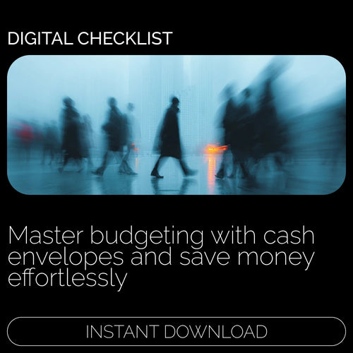 Envelope Savings Action Checklist – Simple and Effective Way to Save Money with Cash Envelopes