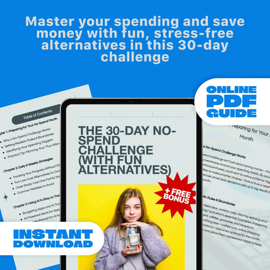 The 30-Day No-Spend Challenge Guide: Practical Tips, Fun Alternatives & Budgeting Strategies