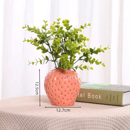 Creative Strawberry Resin Vase